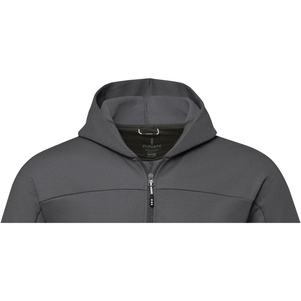 Nubia men's performance full zip knit jacket - Storm Grey / 2XL