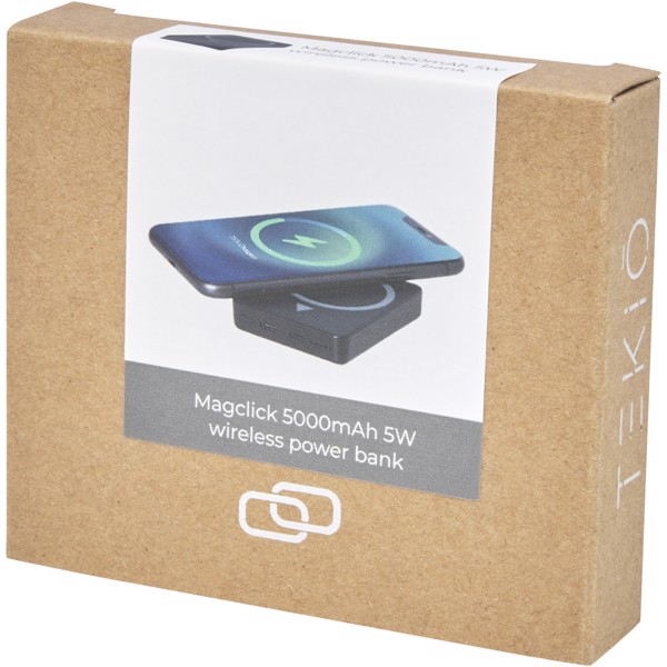 Batería externa magnética inalámbrica de 5000 mAh de 5 W "Magclick"