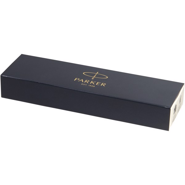 Jotter stainless steel rollerbal pen - Stainless steel / Solid black