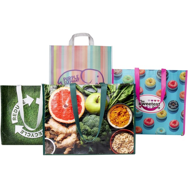 Laminated totes sample box