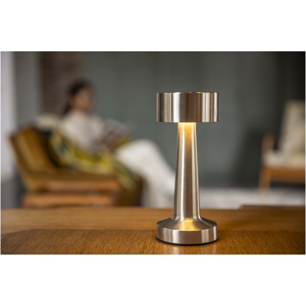 Aludra rechargeable dimmable table lamp with 3 light modes - White