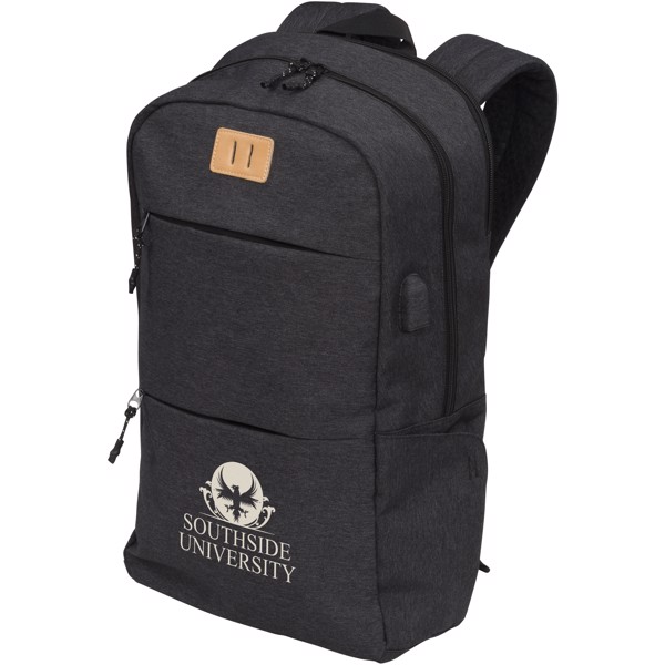 Cason 15" laptop backpack - Charcoal