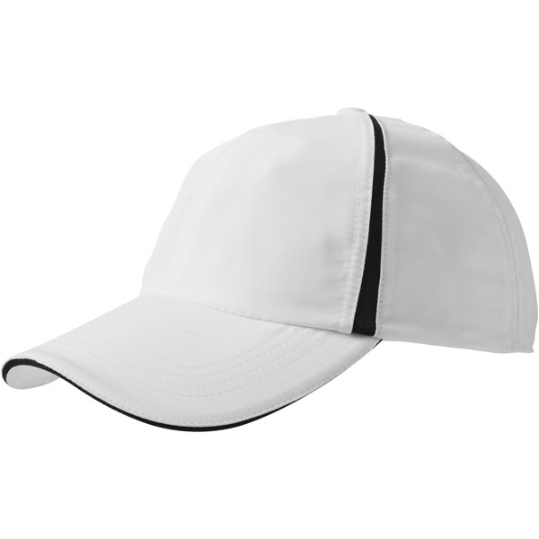 Momentum 6-panel cool fit sandwich cap - White