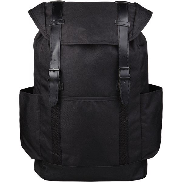 Thomas 16" laptop backpack - Solid black