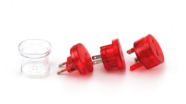 Plug Adapter Universal - Red
