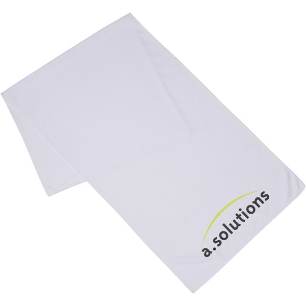 Alpha fitness towel - White