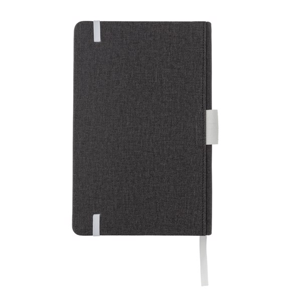 Deluxe A5 notebook with pen holder - White