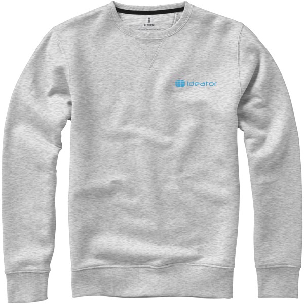 Surrey Sweatshirt mit Rundhalsausschnitt Unisex - grau meliert / M