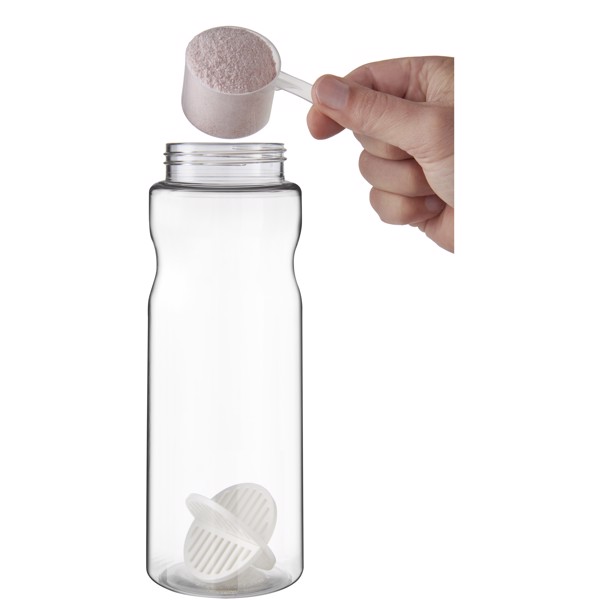 H2O Active® Base 650 ml shaker bottle - White / Transparent