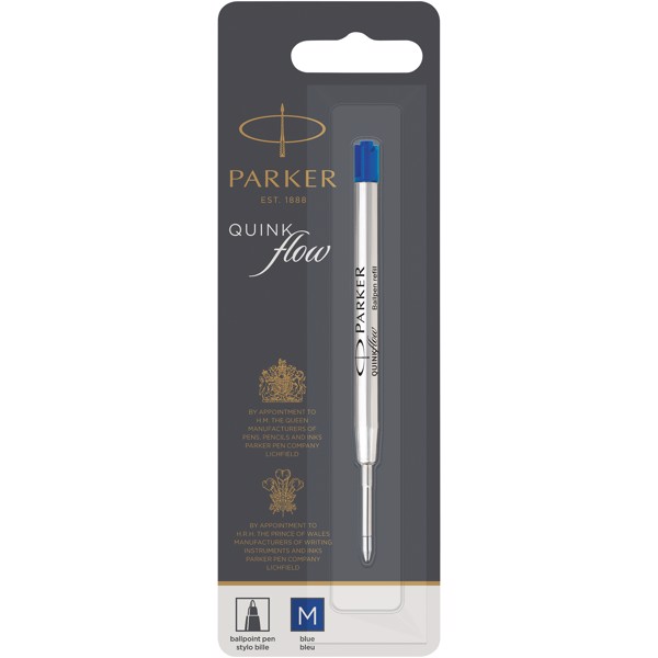 Parker Quinkflow ballpoint pen refill (blue ink)