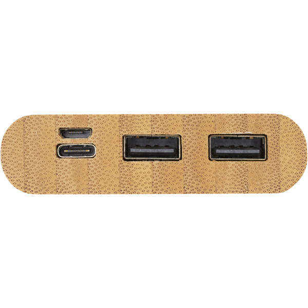 Tulda 10.000 mAh bamboo power bank