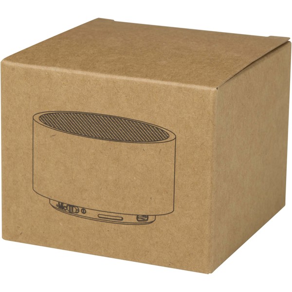 Ankaa 3W recycled aluminium wireless Bluetooth® speaker - Silver