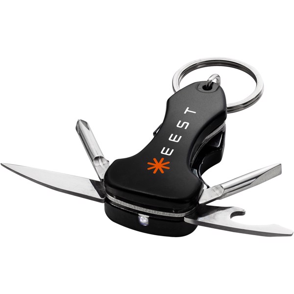 Melvin 7-function multi-tool with keychain