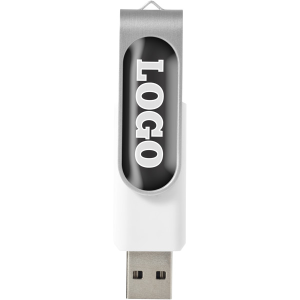 Rotate USB 3.0 with doming - White / 16GB