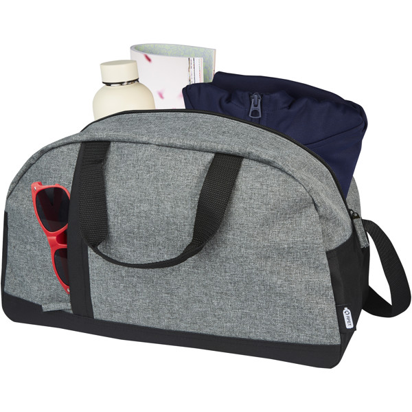 Reclaim GRS recycled two-tone sport duffel bag 21L