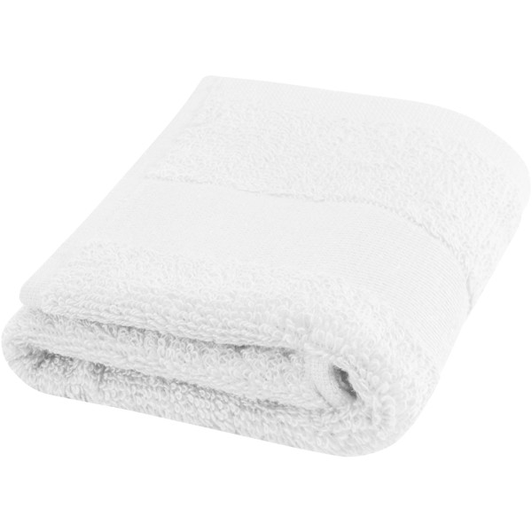 Sophia 450 g/m² cotton towel 30x50 cm - White