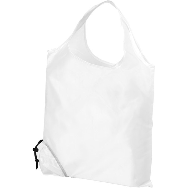 Bolsa Tote para compras plegable "Scrunchy" - Blanco