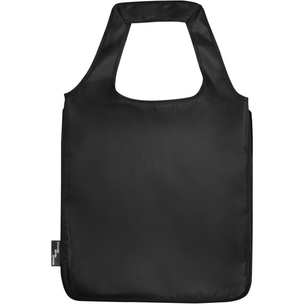 Ash RPET large foldable tote bag 14L - Black