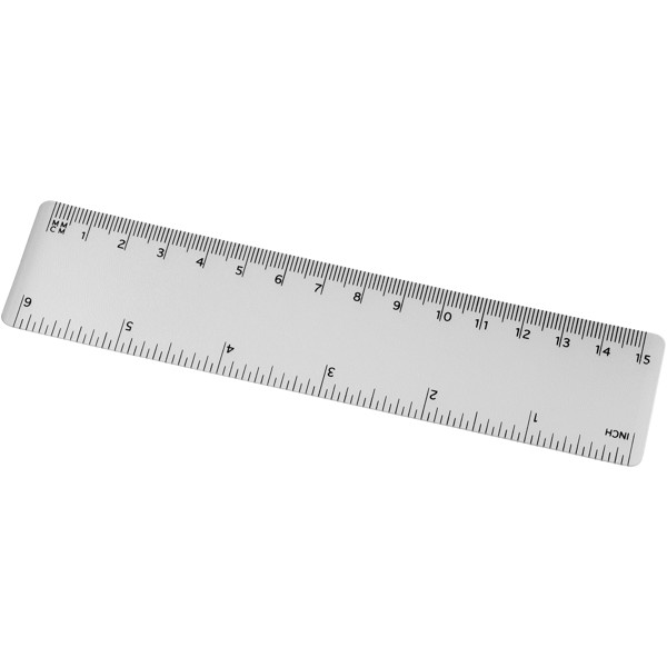 Rothko 15 cm plastic ruler - Transparent