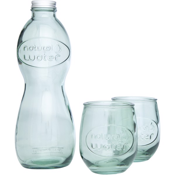 Brisa 3-piece recycled glass set