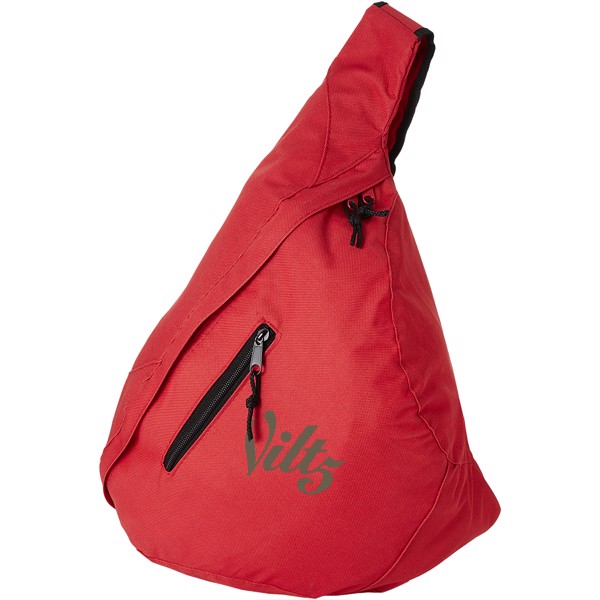 Mochila urbana triangular "Brooklyn" - Rojo