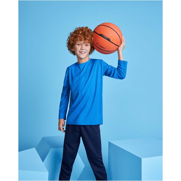 Estoril long sleeve kids t-shirt - Red / 8