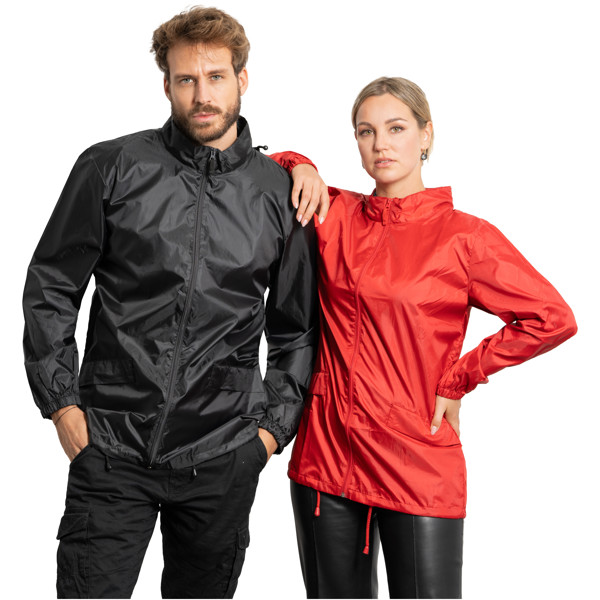 Escocia unisex lightweight rain jacket - Red / M