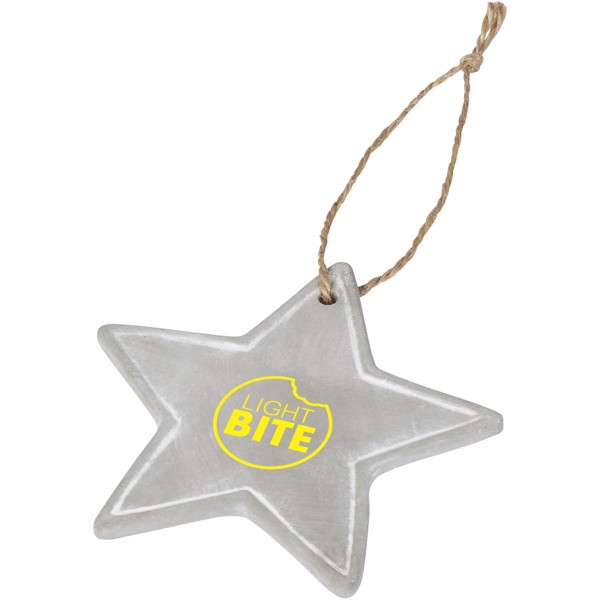 Seasonal star ornament