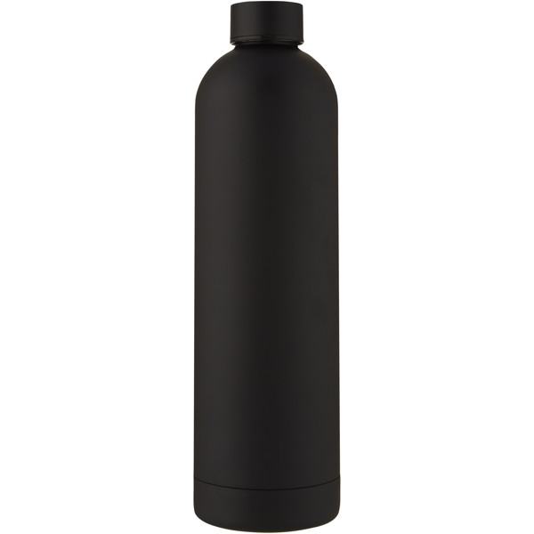 Spring 1 L copper vacuum insulated bottle - Black