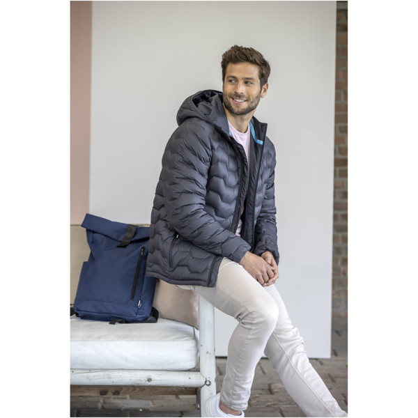 Petalite men's GRS recycled insulated down jacket - Storm Grey / XS
