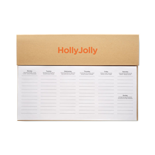 Weekly desktop planner Memweek