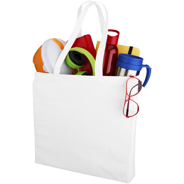 Odessa 220 g/m² cotton tote bag 13L - White