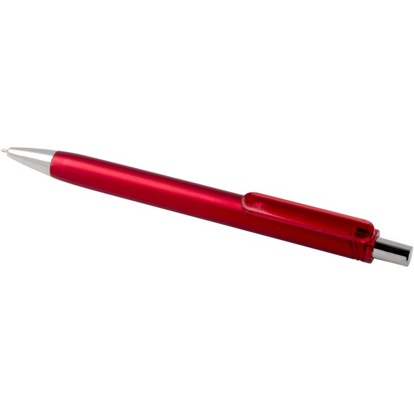 Feld RCS recycled ballpoint pen with metallic finish (black ink) - Red