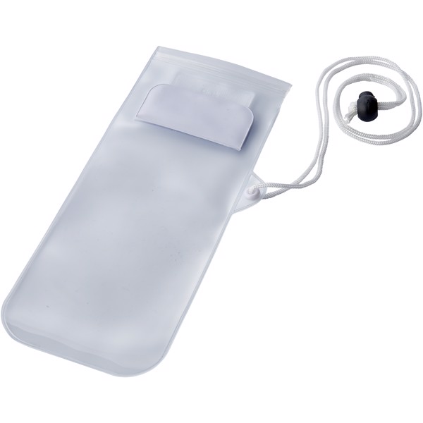 Mambo waterproof smartphone storage pouch - White