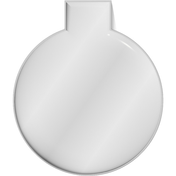 RFX™ M-10 round reflective PVC magnet large - White