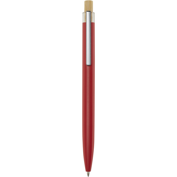 Nooshin recycled aluminium ballpoint pen (blue ink) - Red