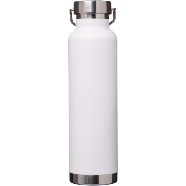 Thor 650 ml RCS recycled stainless steel copper vacuum insulated water bottle - White