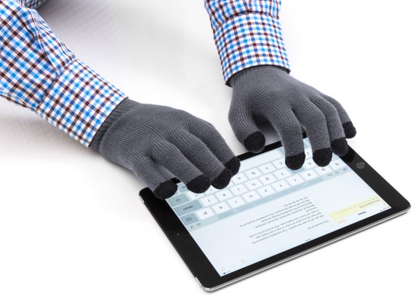 Touchscreen Gloves Tellar - Grey / Black