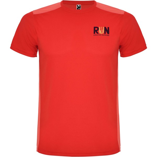 Detroit short sleeve kids sports t-shirt - Red / 4