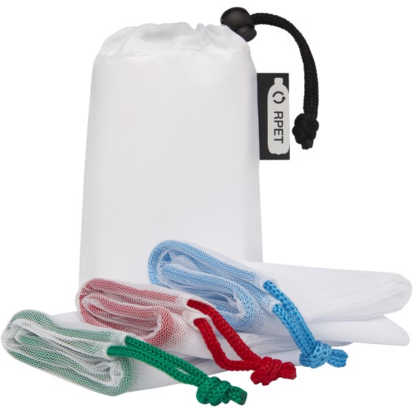 Trio RPET mesh pouch set