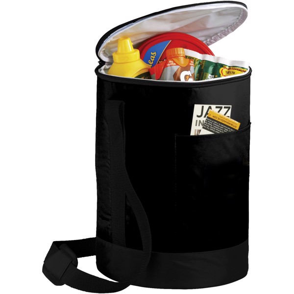 Válcová termotaška Bucco - Černá / Černá