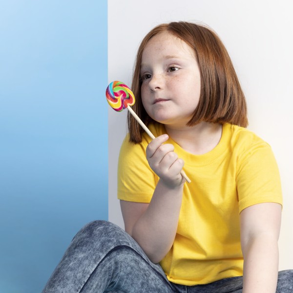 Kids Colour T-Shirt Hecom - Yellow / 10-12