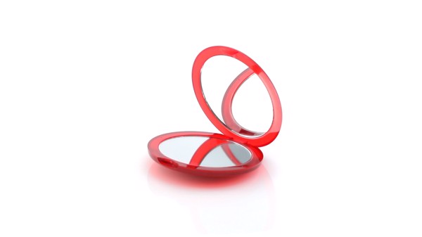 Pocket Mirror Naza - White