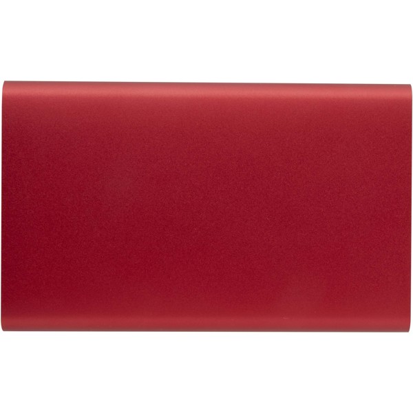Pep 4000 mAh Type-C recycled aluminium power bank - Red