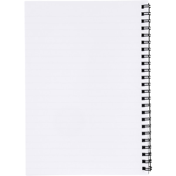 Desk-Mate® A4 notebook synthetic cover - White / Black