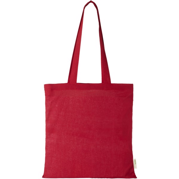 Orissa 140 g/m² organic cotton tote bag 7L - Red