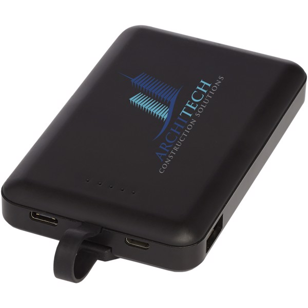 Batería externa inalámbrica de 5000 mAh con cable 3 en 1 "Kano"