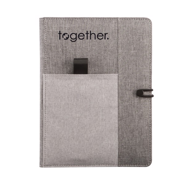 Kyoto obal na poznámkový blok A5 - Šedá