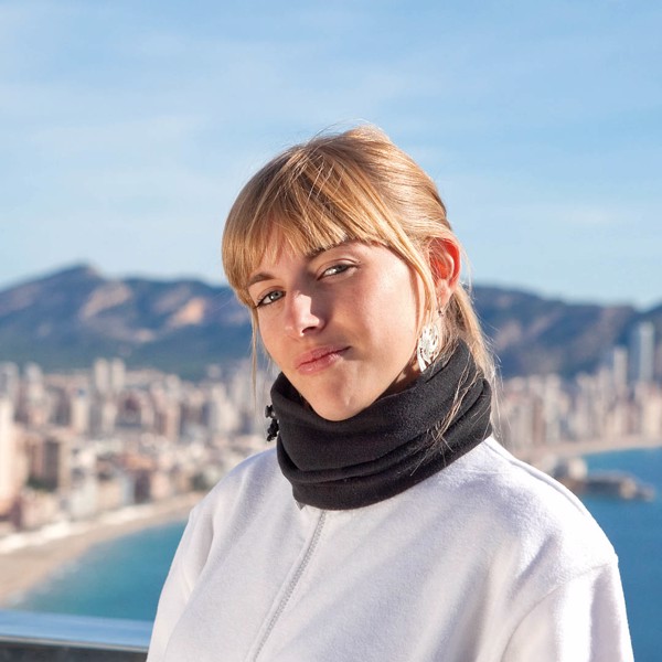 Neck Warmer and Hat Articos - Black