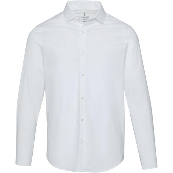 Carnelian poplin men's shirt - White / L